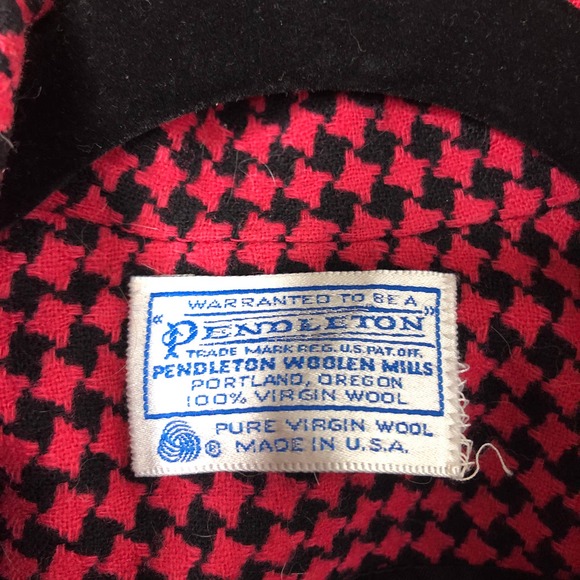 VINTAGE Pendleton Houndstooth Blazer - Picture 3 of 3